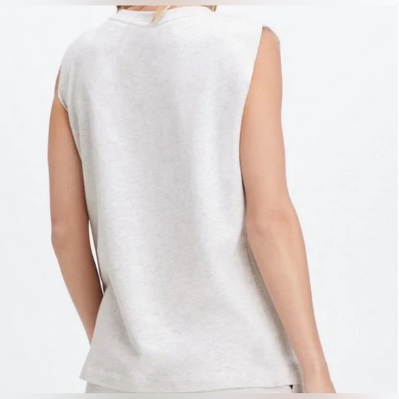 Fabletics Women's Soft Gray Terry Tank Oversized Size Medium NWT - Picture 8 of 8